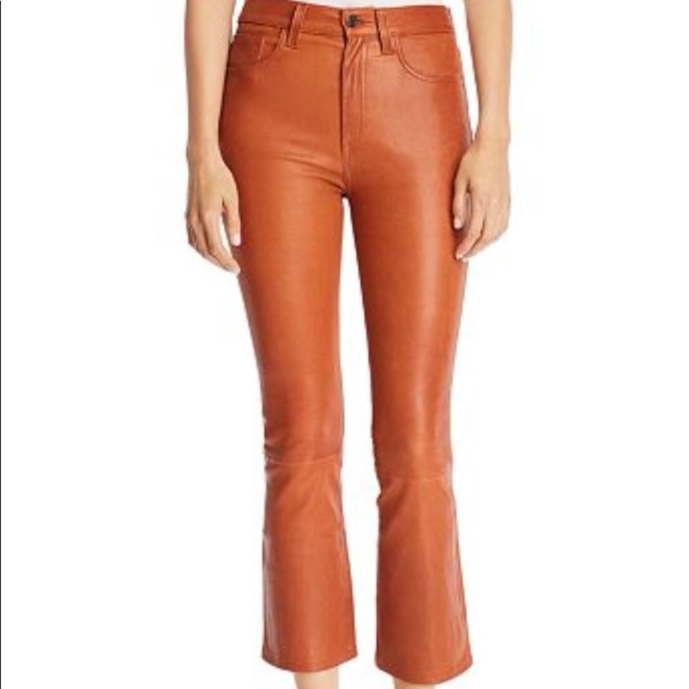 Joe’s Jeans Genuine Leather Ankle Cut Pants